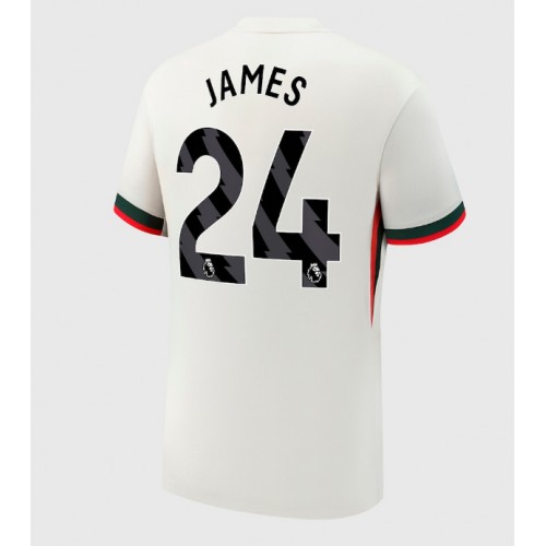 Stroje piłkarskie Chelsea Reece James #24 Koszulka Wyjazdowej 2025-26 Krótki Rękaw